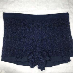 Blue Plus Size Forever21 Shorts